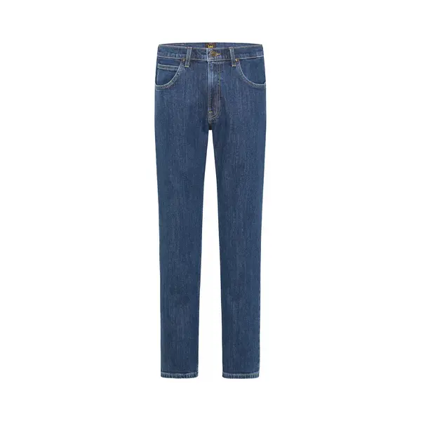 Lee Brooklyn Straight Herren Jeans, Dark Stonewash, 48W / 34L thumbnail
