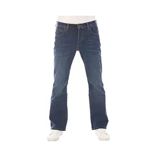 Lee Denver Herenjeans, Stretch, Katoen, Denim, Blauw, Maat W30, W31, W32, W33, W34, W36, W38, W40, W42, W44