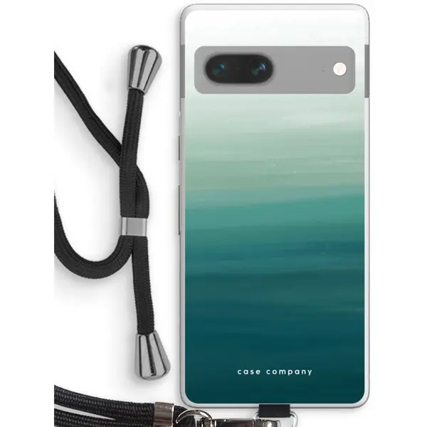 Case Company® - Hoesje Met Koord Geschikt Voor Google Pixel 7 Hoesje Met Koord - Ocean - Telefoonhoesje Met Zwart Koord - Bescherming Aan Alle Kanten thumbnail