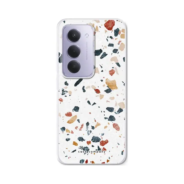 Case Company® - Hoesje Geschikt Voor Xiaomi Redmi 15 4G Hoesje - Terrazzo N°4 - Soft Cover Telefoonhoesje - Bescherming Aan Alle Kanten En thumbnail