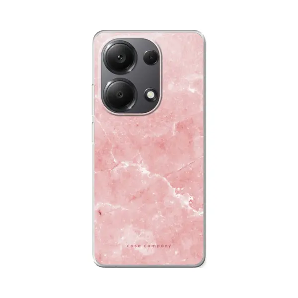 Case Company® - Hoesje Geschikt Voor Xiaomi Poco M6 Pro Hoesje - Roze Marmer - Soft Cover Telefoonhoesje - Bescherming Aan Alle Kanten En Schermrand thumbnail