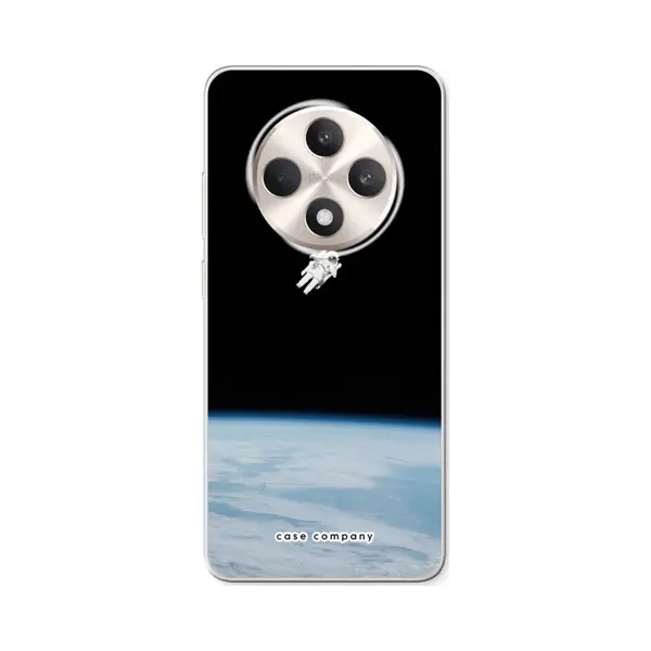 Case Company® - Hoesje Geschikt Voor Oppo Reno12 F Hoesje - Alone In Space - Soft Cover Telefoonhoesje - Bescherming Aan Alle Kanten En Schermrand thumbnail