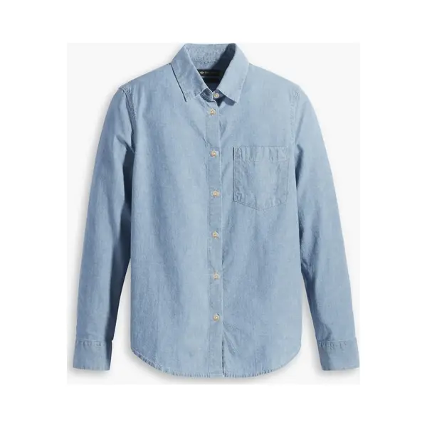 Dockers Original Overhemd Met Lange Mouwen Blauw L Vrouw thumbnail