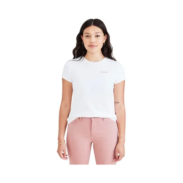 Dockers Graphic T-shirt Met Korte Mouwen Wit Xs Vrouw thumbnail