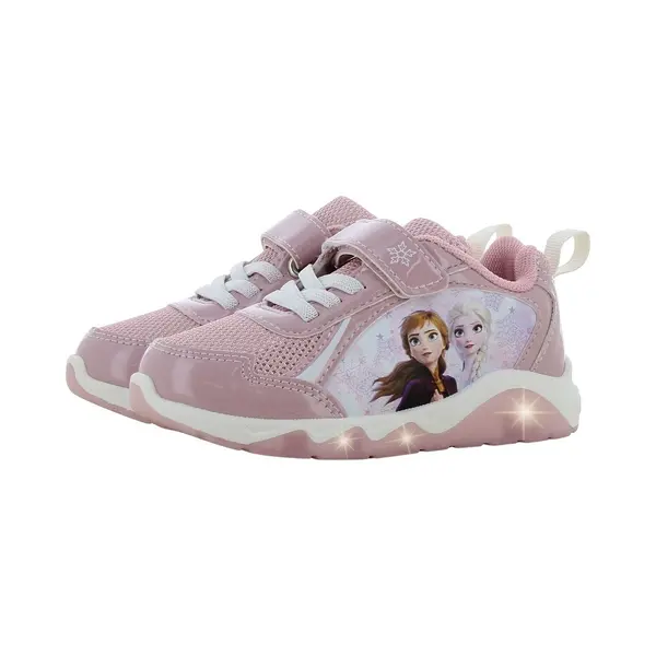 Leomil Frozen Elsa Schuhe Blinkschuhe Mädchen 26, Ideal For Schule Und Freizeit, Lila thumbnail