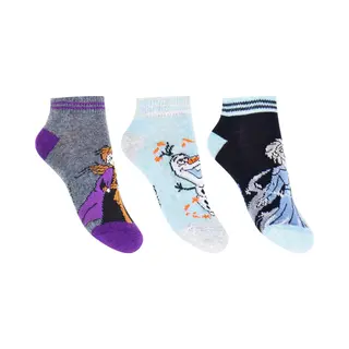 Disney Frozen Sneaker Sokken 3-Pack Maat 31-34