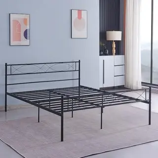 Milton & Oldbrook Tweepersoonsbed 160 X 200 Cm Rafina Zwart