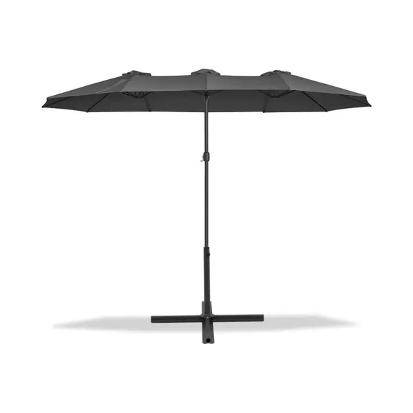 MaxxGarden Parasol - Xxl - 460 X 270 Cm - Aluminium - Antraciet thumbnail