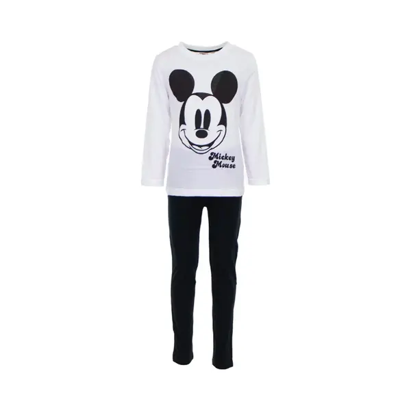 Kinderpyjama - Mickey Mouse - Zwart/Wit - Maat 122-128 thumbnail