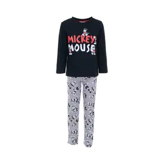 Kinderpyjama - Mickey Mouse - Zwart/Grijs - Maat 110-116