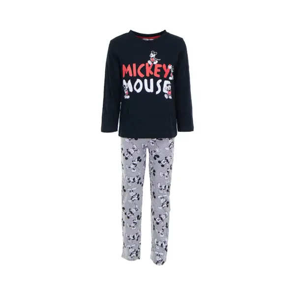 Kinderpyjama - Mickey Mouse - Zwart/Grijs - Maat 110-116 thumbnail