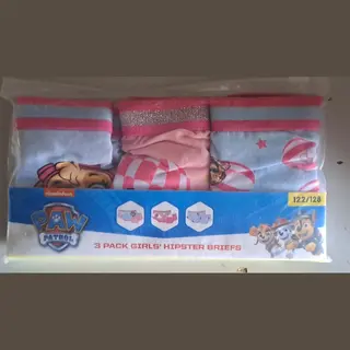 Paw Patrol Skye Hipster Maat 122-128 3 Stuks