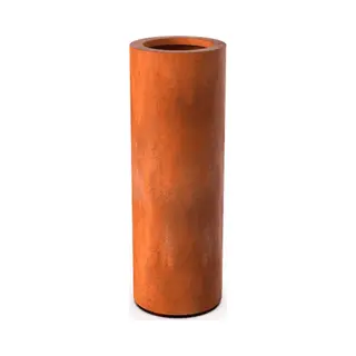 Geroba - Plantenbak Ronda Cortenstaal - Diameter, 350 Mm - Hoogte, 800 Mm