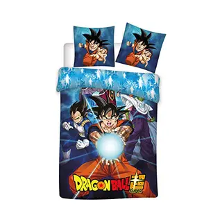 Dragon Ball Z Dekbedovertrek Super - Eenpersoons - 140 X 200 Cm - Polyester