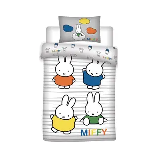 Oeko-Tex Miffy Minnie Mouse Baby Size Duvet Cover + Pillow Case 8976 [Parallel Import]