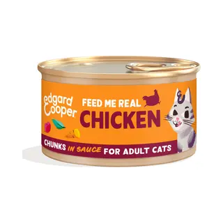Edgard&Cooper Kattenvoer Chunks Kip 85 Gr