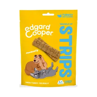 Edgard & Cooper Strips - Turkey and Chicken Hund Kauartikel Huhn, Türkei 75 g