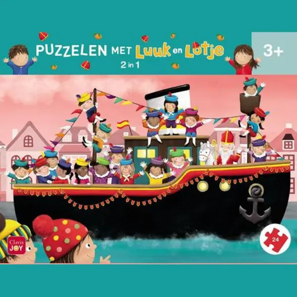 Puzzelen Met Luuk En Lotje. 2-in-1-puzzel Sinterklaas thumbnail