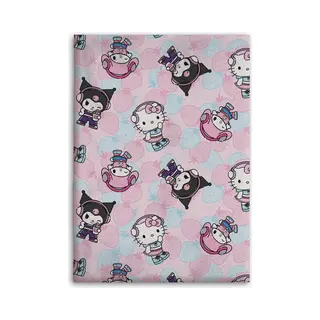 Aymax Hello Kitty En Kuromi And Friends Zachte Flanellen Deken, 110 X 150 Cm