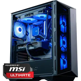 FlowUP X Powered By Msi - Don Kaaklijn - De Enge Game Gaming Pc 2 - Amd Ryzen 5 7500X3D - Rtx 5070 - 32GB DDR5 - 1 Tb Ssd - Waterkoeling