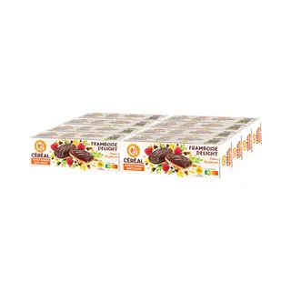 8x Céréal Zachte Koekjes Framboos Delight 140 Gr