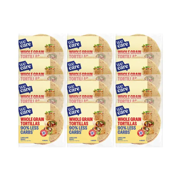 12x WeCare Lower Carb Tortillas Volkoren 160 Gr thumbnail