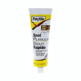 Polyfilla - Sneldrogende Houtplamuur - Wit - 200 G