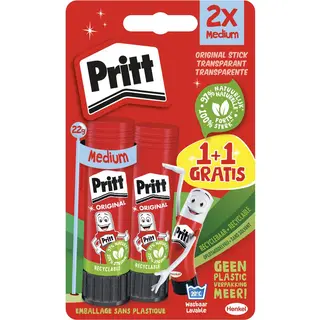 Lijmstift Pritt Stick Original 22gr, 2st.