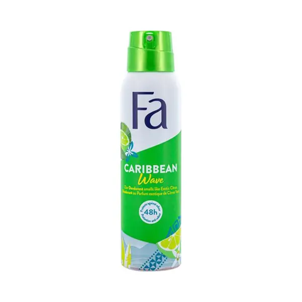Fa, Deodorants, Caribbean Wave Deodorant Spray Citroen 150 Ml (Spuit, 150 ml) thumbnail