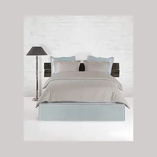 De Witte Lietaer Dekbedovertrek Katoen Satijn Zygo - Lits Jumeaux - 240 X 220 Cm - Taupe