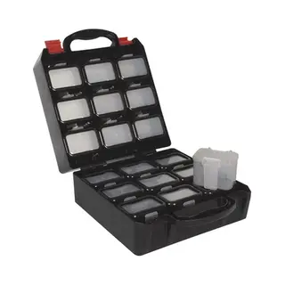 Perel OBB1 Kleinteil/Werkzeugkasten Schwarz