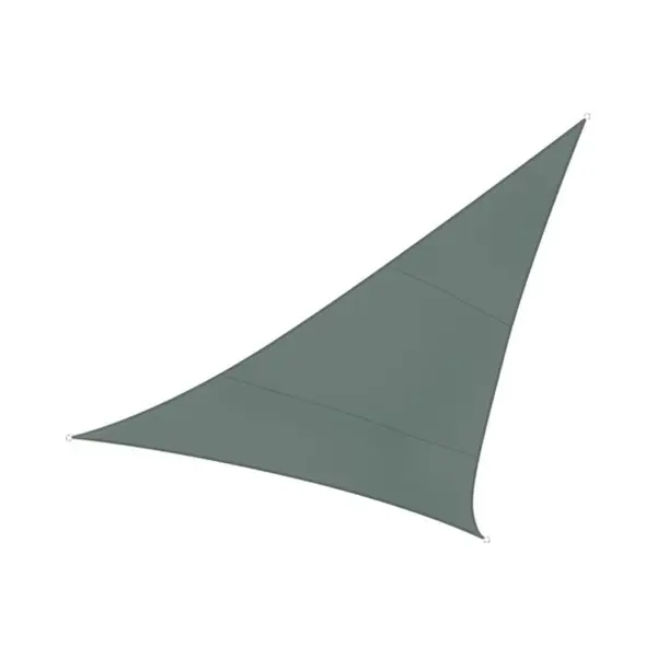Perel GSS3360GG Sonnensegel Dreieck Grün, Grau thumbnail