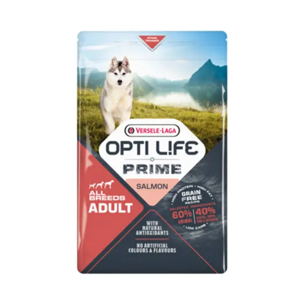 Versele-Laga – Opti Life Prime Adult Lachs – Lachs – Kroketten Für Hunde Aller Rassen – Getreidefrei – 12, 5 Kg thumbnail