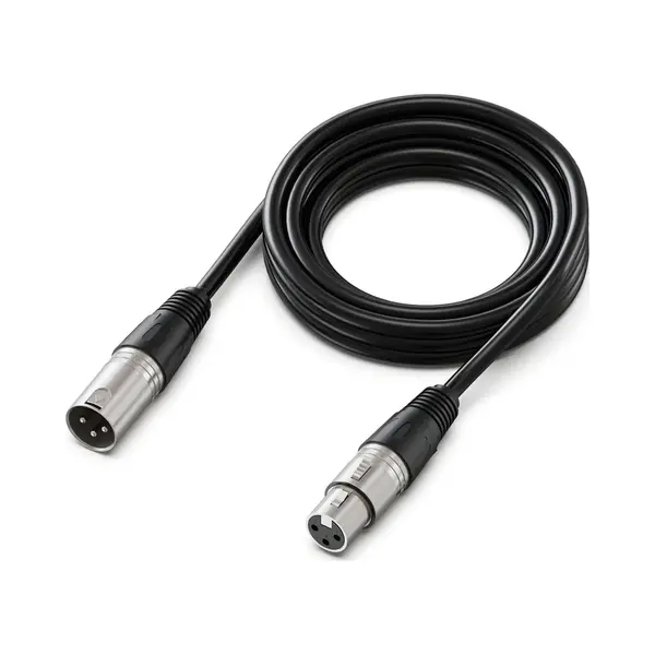 Fifine - L9 - Professionele Xlr Kabel - Universeel - 3 Meter - Microfoon Kabel - Mannelijk Naar Vrouwelijk 3 Pin thumbnail