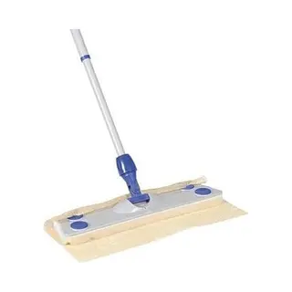 Lobcede.be Linea Classic Stofmopper 40 Cm Sweepy + Telescopische Steel 130 Cm + 10 Doekjes