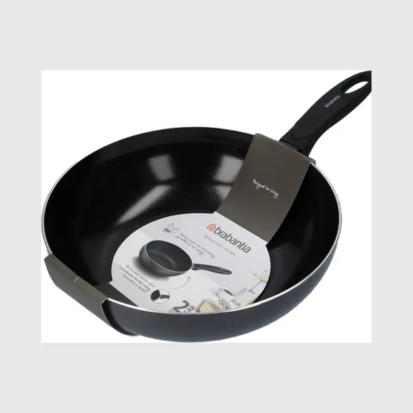 Brabantia Wokpan - Ø 28 Cm - Keramische Antiaanbaklaag - Geschikt Voor Inductie thumbnail