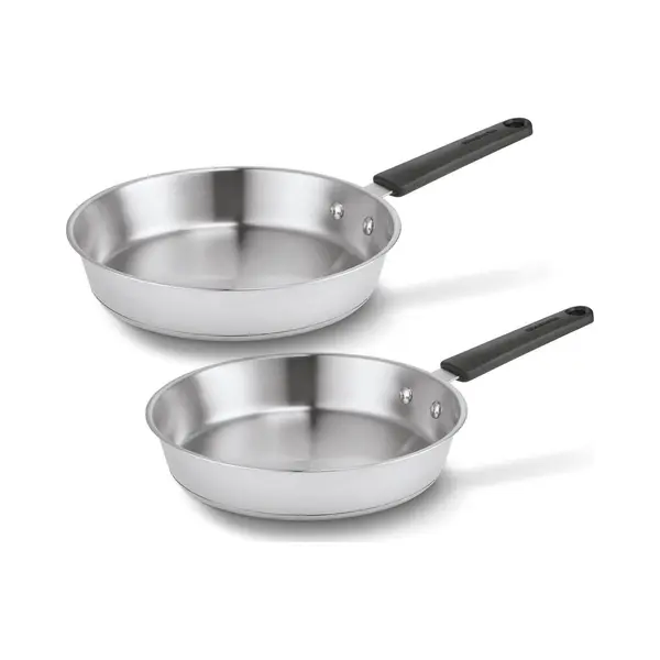 Brabantia Set Di Pentole In Acciaio Inossidabile Riciclato Per Godimento, Pan + Steelpan, Zilver thumbnail