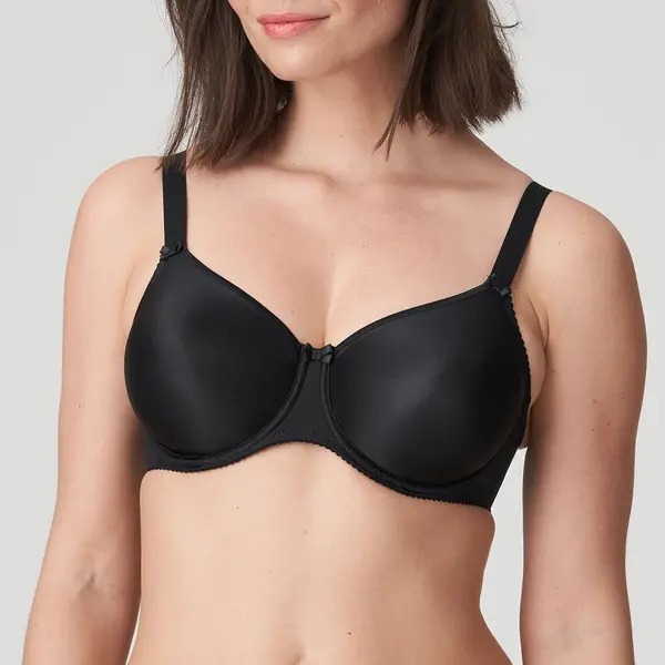 Primadonna Prima Donna Nahtloser Satin-Bh, Nicht Gepolstert Gr. 85G , Schwarz thumbnail