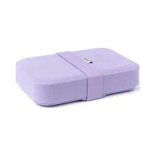 Amuse Lavender Lunchbox Large - Brooddoos Met Rekker– In Hoogte Verstelbaar – Bpa-vrij - Paars - 210 X 140 X 50 Mm
