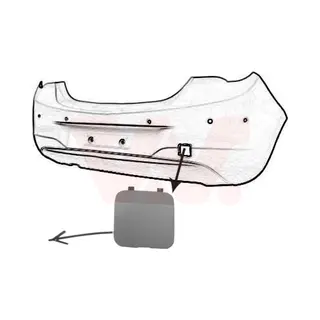 Van Wezel 3804557 Flap, Tow Hook