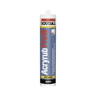 Soudal Acryrub Pro W Acryl Kleur (specifiek), Grijs 310 Ml