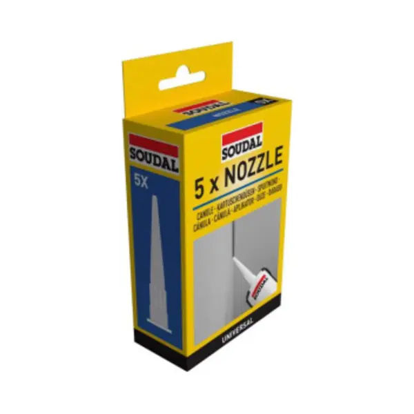 Soudal Kitkoker Spuitmond Met Dop (Per 5 St.) thumbnail
