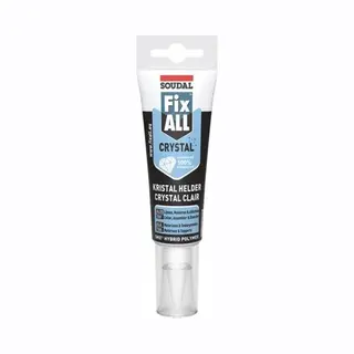 Fix All Crystal - Transparenter Klebedichtstoff - Soudal - 125 Ml