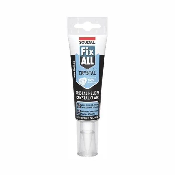 Fix All Crystal - Transparenter Klebedichtstoff - Soudal - 125 Ml thumbnail