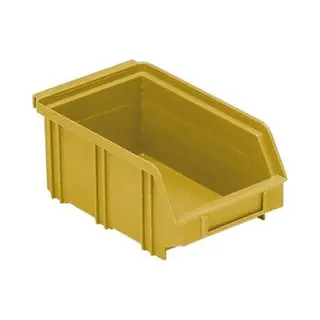 Merkloos Magazijnbak B2 - 95x160x75mm - Geel