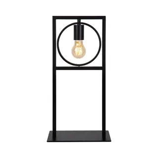Lucide Suus - Tafellamp - 1xE27 - Dimbaar - Zwart