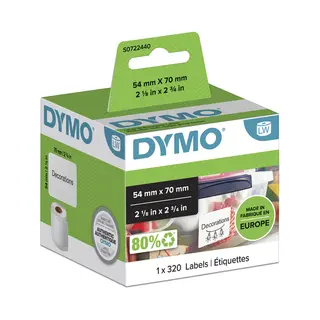 Dymo Lw - Mehrzwecketiketten - 54 x 70 mm - S0722440
