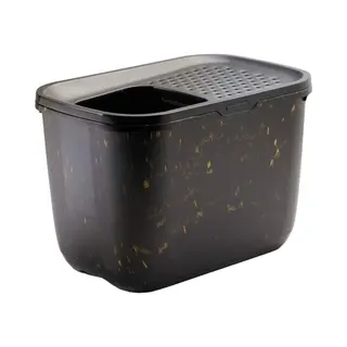 Savic - Kattenbak Hop In - Kattentoilet - Zwart Goud - 58, 8 X 39 X 39, 5 Cm