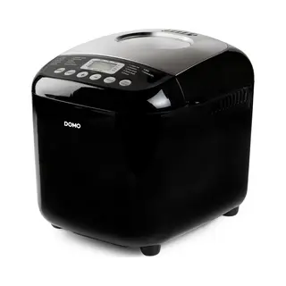 Domo B3978 - Broodbakmachine - 17 Programma’s - Zuurdesem - Glutenvrij - 500-1000g - Pfas-vrij - Zwart