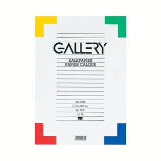 Gallery Kalkpapier Formaat 21 X 297 Cm (A4) Etui Van 20 Vel